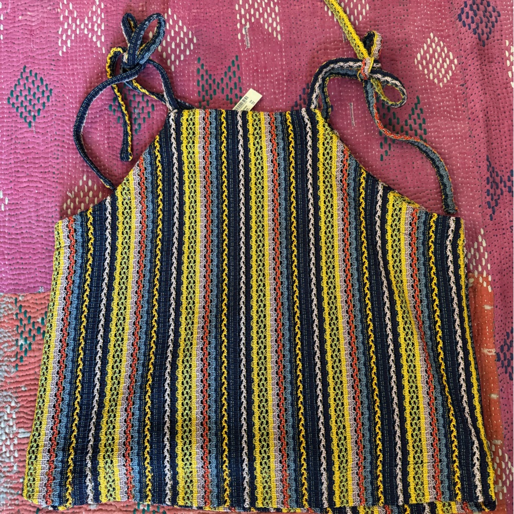 Striped Multicolor Knit Top